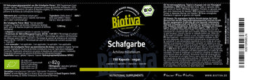 Schafgarbe Bio (150 Kapseln)